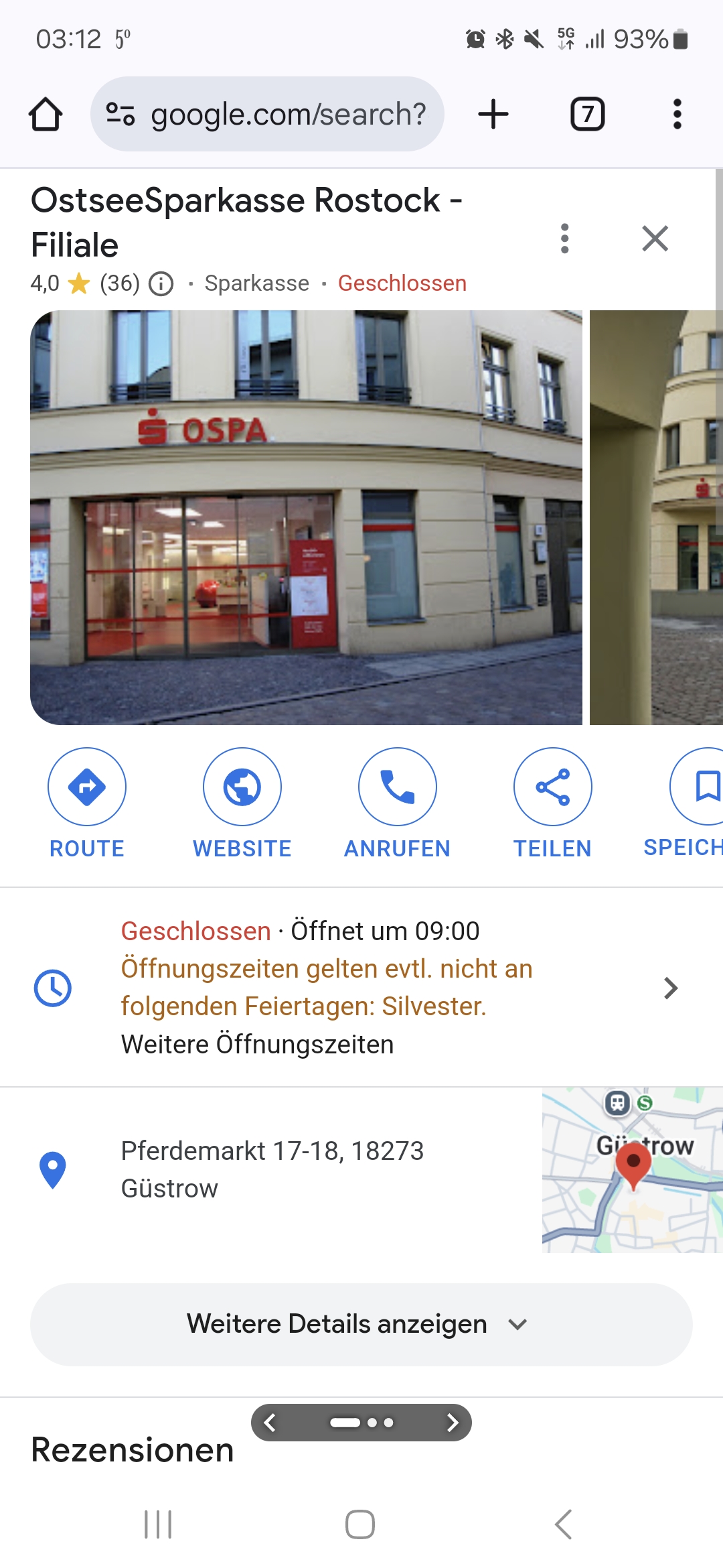 Anzeige gegen die Ostseesparkasse Rostock wegen grob fahrlässigen Handeln im Zahlungsverkehr internationaler Banken